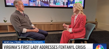 السيدة الأولى تجلس للمقابلة